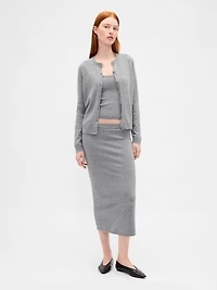 CashSoft Stretch Midi Skirt