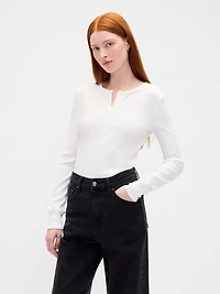 Modern Rib Henley T-Shirt