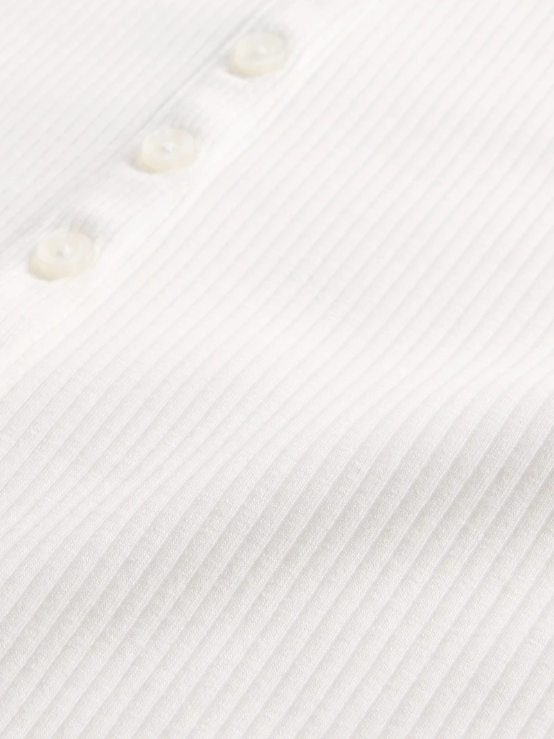 Modern Rib Henley T-Shirt