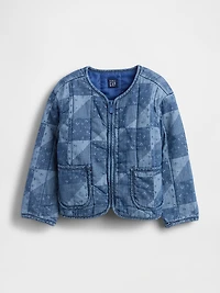 Baby & Toddler Quilted Patchwork Denim Jacket