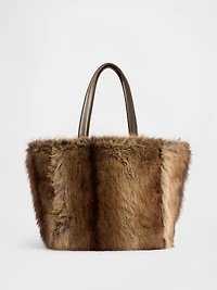 Faux Fur Tote Bag