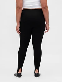 High Rise Ponte Stirrup Pants