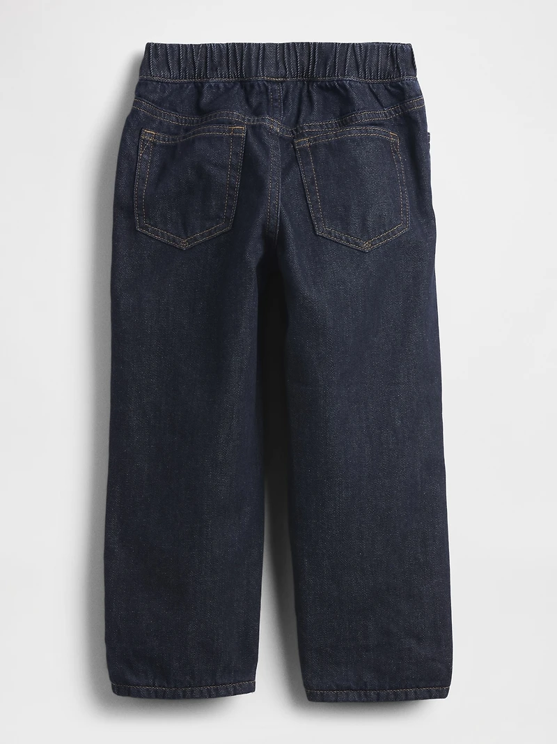 Baby & Toddler Flannel-Lined Baggy Jeans