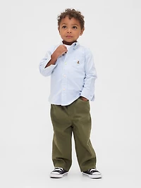 Pantalon coupe baril à taille élastique pour Bébé et Tout-petit