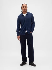 Merino Wool-Blend Cardigan Sweater