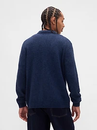 Merino Wool-Blend Cardigan Sweater