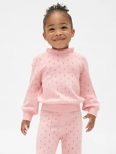 Baby & Toddler CashSoft Pointelle Sweater