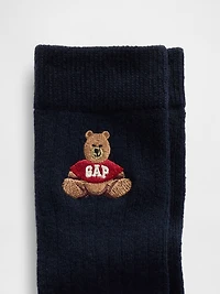 Brannan Bear Logo Crew Socks