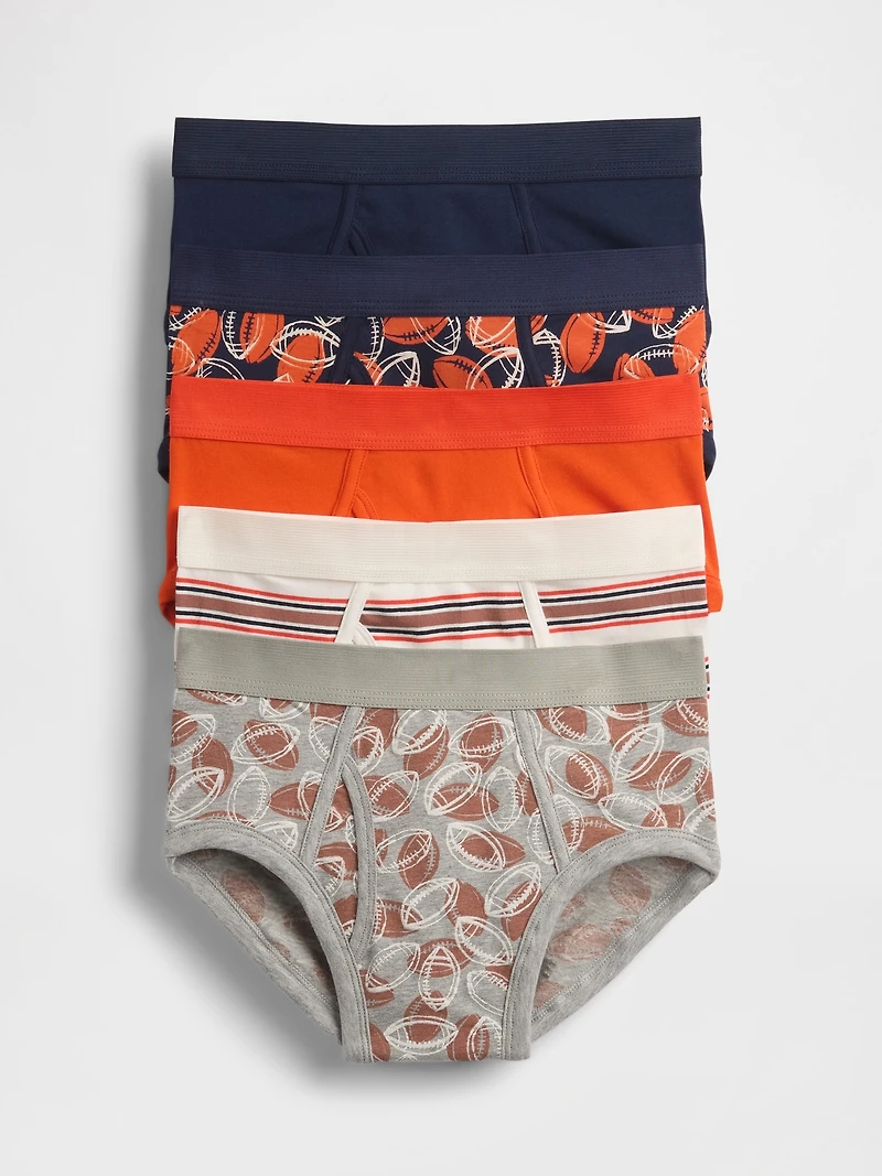 Kids Organic Stretch Cotton Briefs