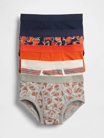 Kids Organic Stretch Cotton Briefs