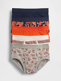 Kids Organic Stretch Cotton Briefs