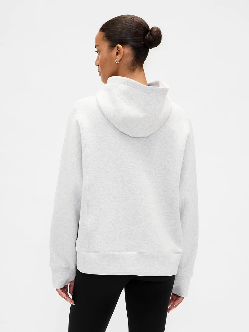 GapFit Oversized Quarter-Zip Hoodie