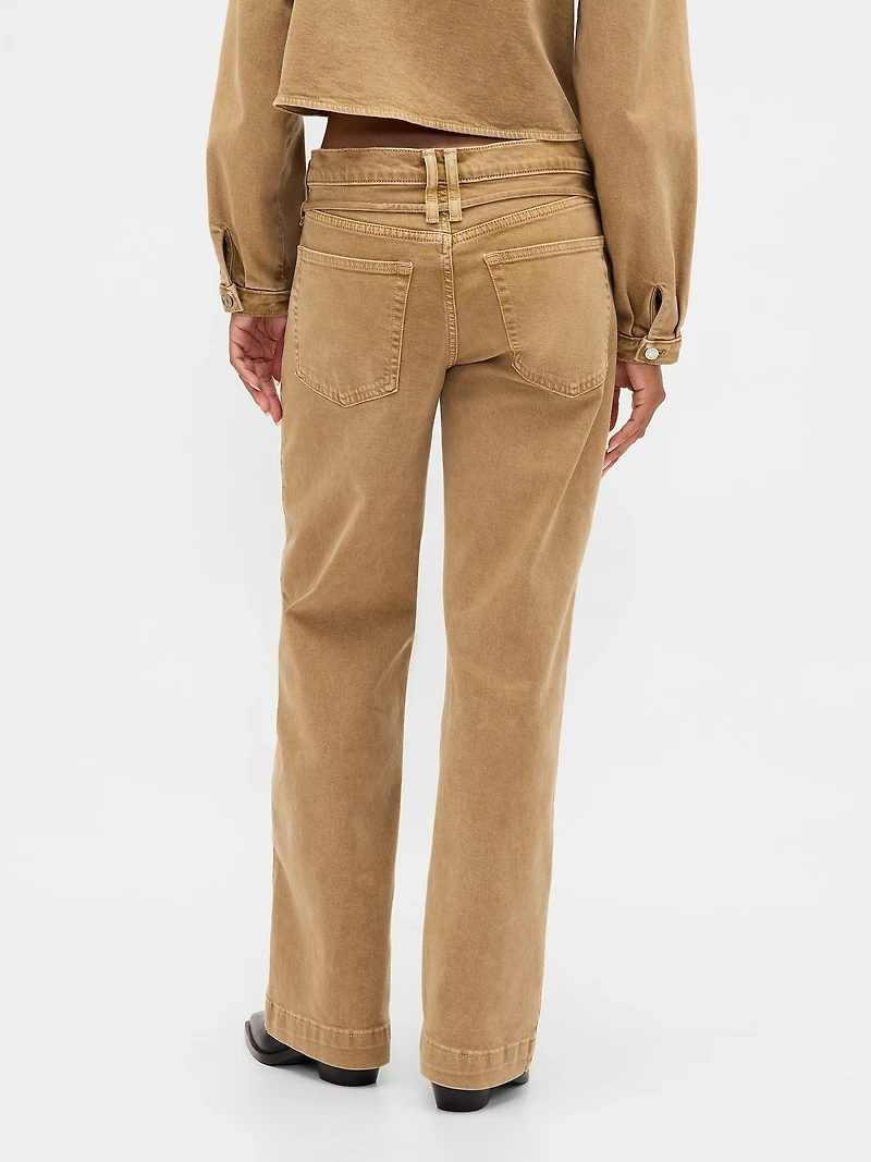 Low Rise '90s Loose Micro Belt Jeans