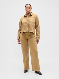 Low Rise '90s Loose Micro Belt Jeans