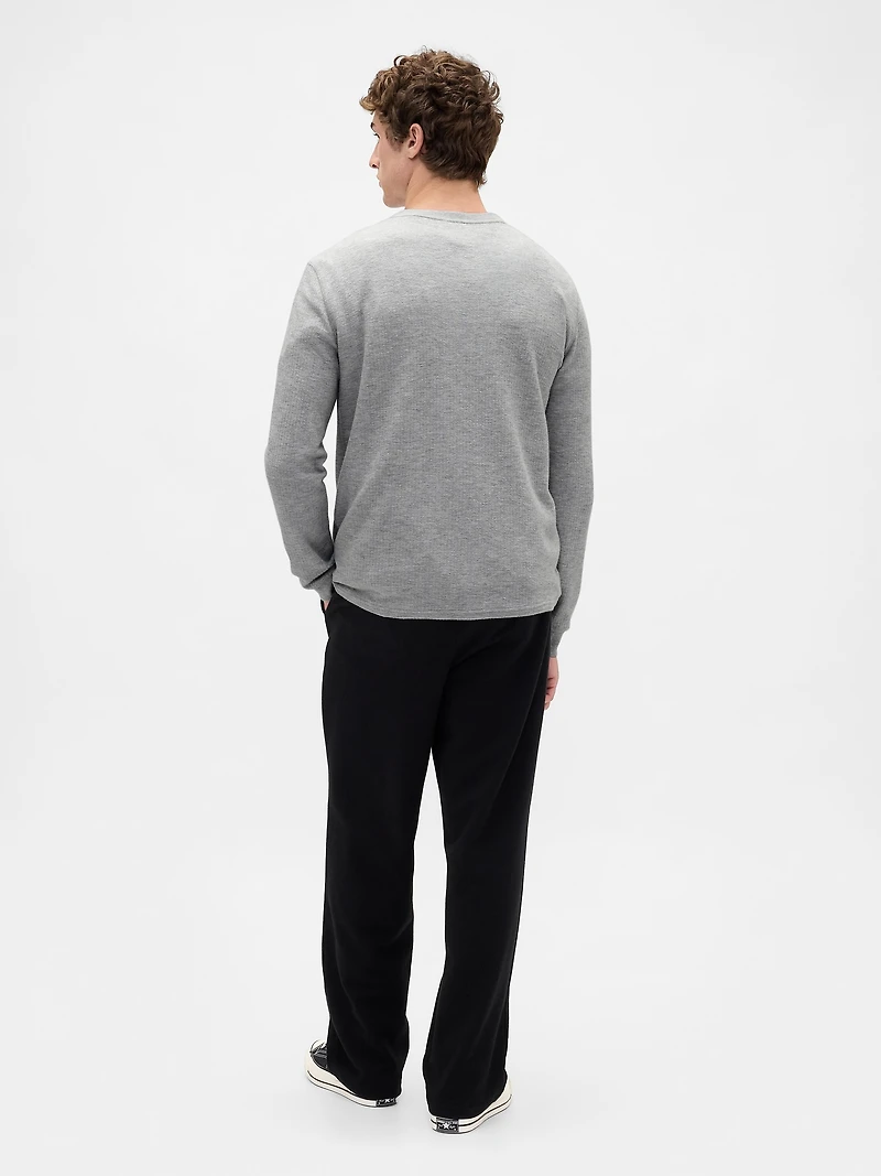 Rib Henley PJ Shirt
