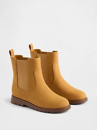 Kids Vegan Leather Chelsea Boot