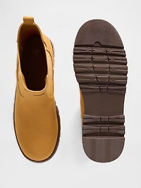 Kids Vegan Leather Chelsea Boot
