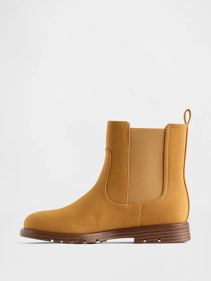 Kids Vegan Leather Chelsea Boot