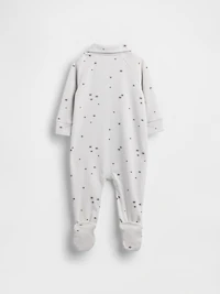 Baby Softspun Polo Shirt Footed One-Piece