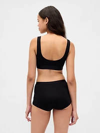Organic Stretch Cotton High Rise Shorty