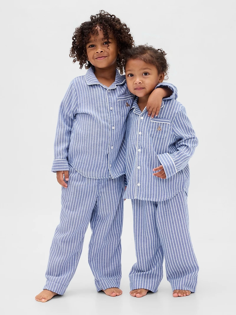 Pyjama en flanelle recyclée pour Bébé et Tout-petit