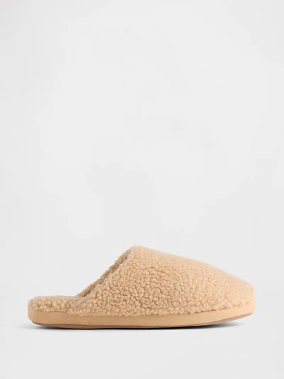 Pantoufles en sherpa