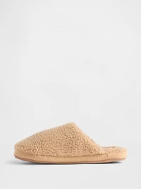 Pantoufles en sherpa