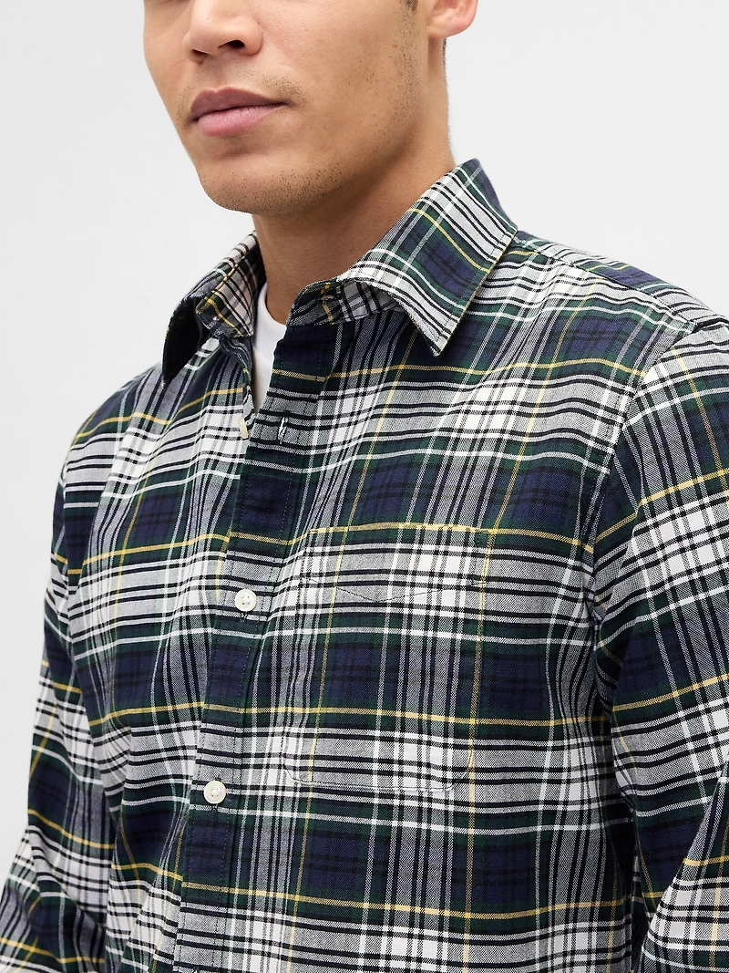 Plaid Oxford Shirt