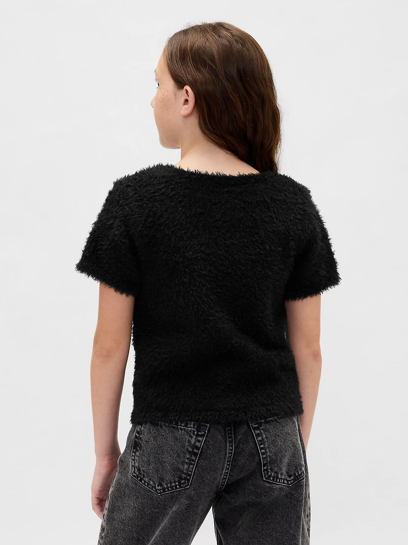Kids Recycled Eyelash Sweater
