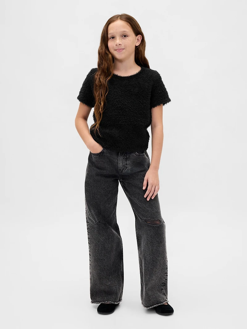 Kids Recycled Eyelash Sweater