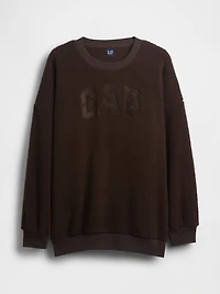 Sherpa Logo Tunic Sweatshirt