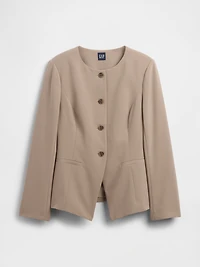Collarless Blazer