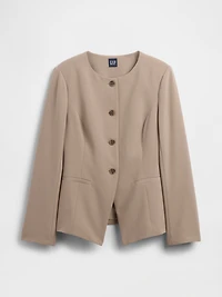 Collarless Blazer