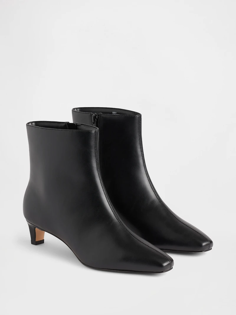 Kitten Heel Pointy Boots