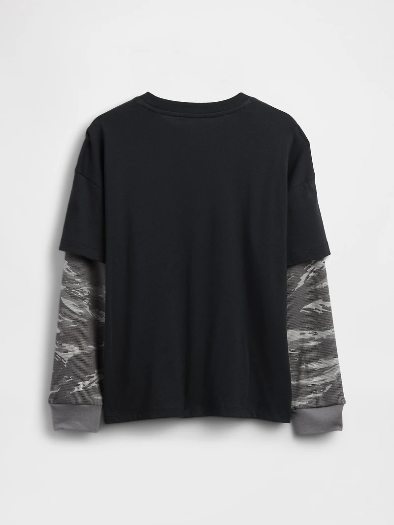 Kids 2-in-1 Graphic Logo T-Shirt