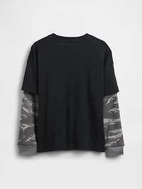 Kids 2-in-1 Graphic Logo T-Shirt