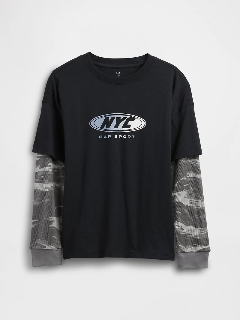 Kids 2-in-1 Graphic Logo T-Shirt