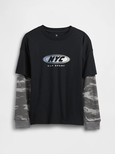 Kids 2-in-1 Graphic Logo T-Shirt