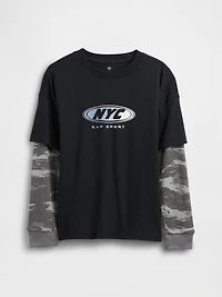 Kids 2-in-1 Graphic Logo T-Shirt