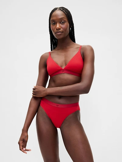 Organic Stretch Cotton Triangle Bra