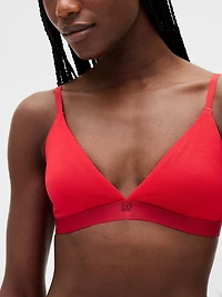 Organic Stretch Cotton Triangle Bra
