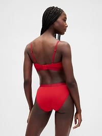 Organic Stretch Cotton Logo Bikini