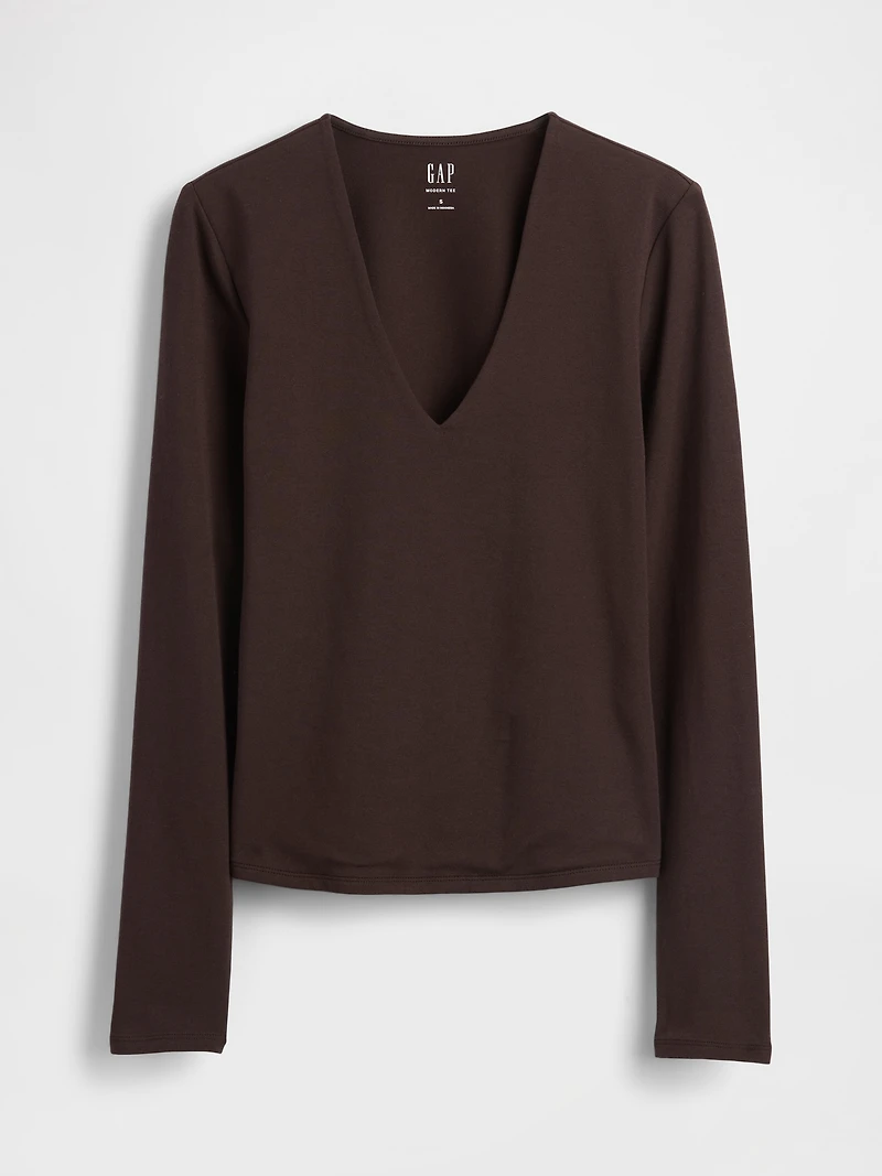 CloseKnit Jersey V-Neck T-Shirt