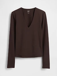 CloseKnit Jersey V-Neck T-Shirt