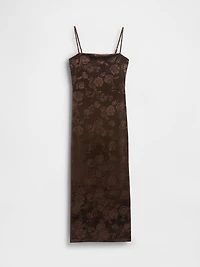 Velvet Square-Neck Maxi Dress