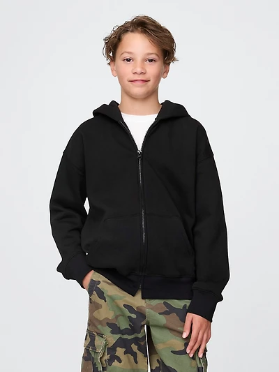 Veste à capuchon VintageDoux pour Enfant
