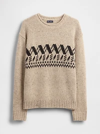 Wool-Blend Roll-Neck Sweater