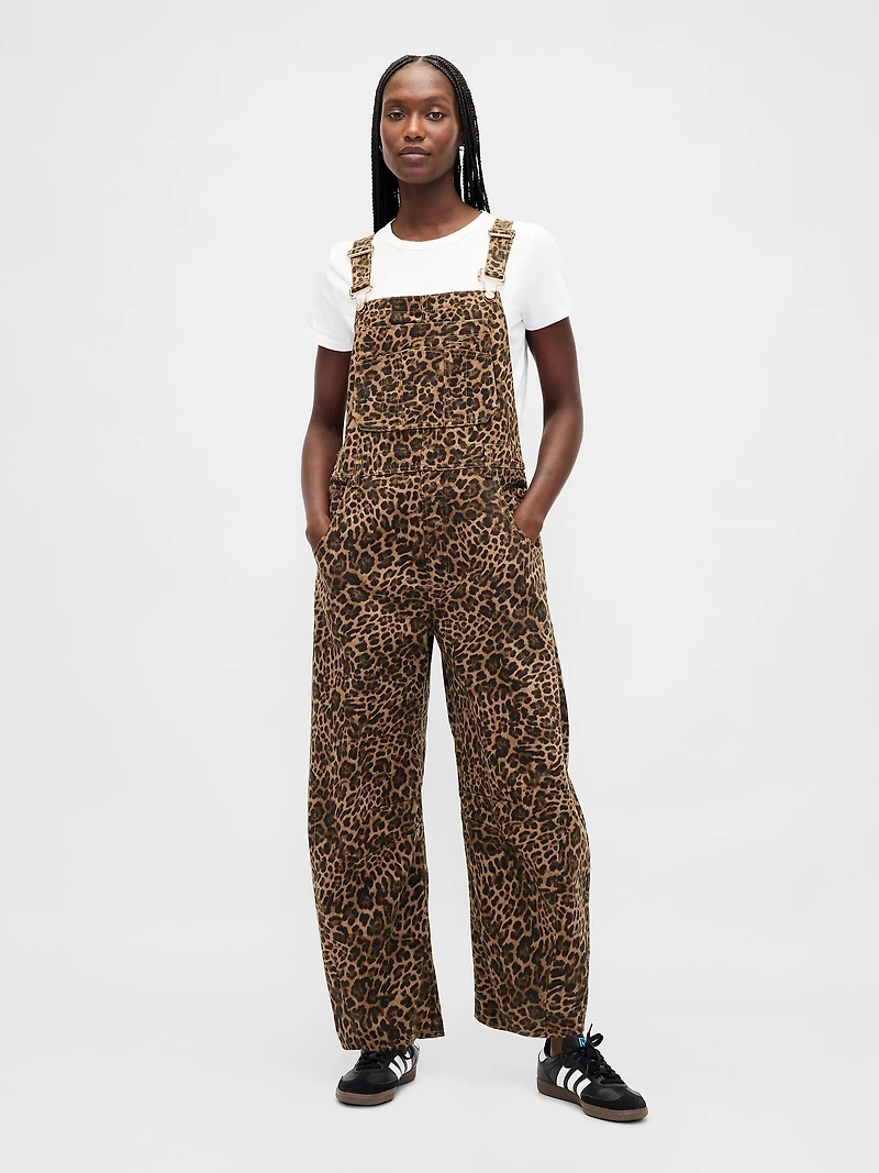 UltraSoft Denim Horseshoe Overalls