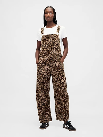 UltraSoft Denim Horseshoe Overalls