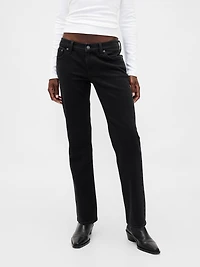 Low Rise '90s Slim Straight Jeans